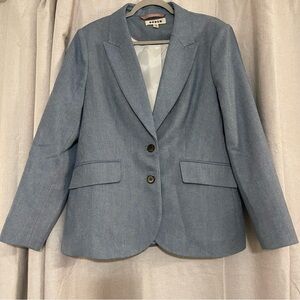 BODEN The Marylebone Blazer Blue Herringbone